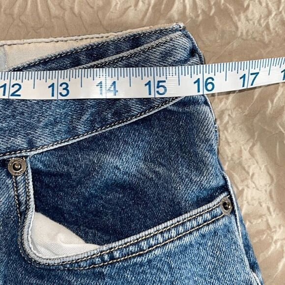 Land’s End Womens High‎ Rise Straight Leg Jeans Denim Medium Wash Blue Size 12 - Picture 8 of 10